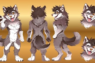 draw furry reference sheet nsfw reference sheet character design ref sheet badge