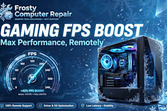 optimize your gaming PC for max fps and smooth performance remotely