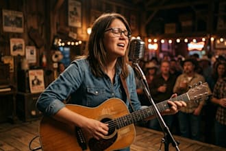 record country song and provide professional country song vocals