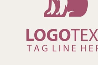 create dog design logo