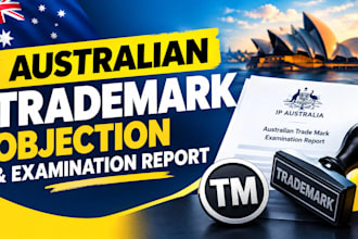 respond to your australian trademark objection and examination report