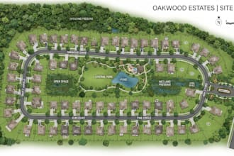 render site plans, subdivisions, and plat map illustrations for real estate