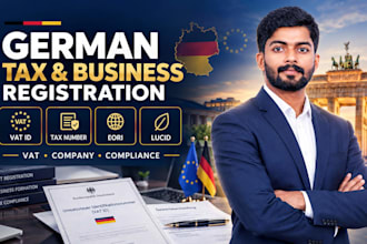 register german tax number, vat id, eori, lucid, llc and tax compliance