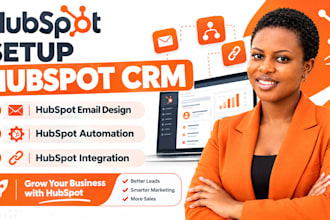 setup hubspot crm, hubspot email design, hubspot automation, hubspot integration