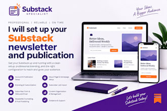 set up your substack newsletter and publication vormac