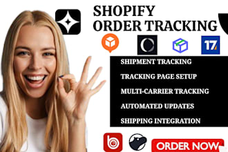 setup shopify cwill order tracking 17track track123 aftership besttrack shippo