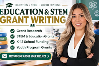 do education stem youth program grant writing proposal research k12 schools fund