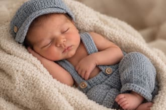 create beautiful affordable ai newborn photoshoots