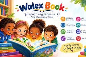 write picture book children story book ghost writing ebook writing