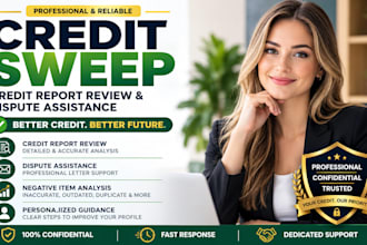 do credit repair credit report dispute and cred1t score analysis