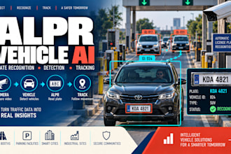 develop alpr license plate recognition vehicle detection and tracking ai