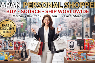be your japan personal shopper and buy and ship japanese products worldwide