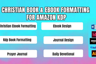 format design christian ebook, daily devotional, journal, ingramspark formatting