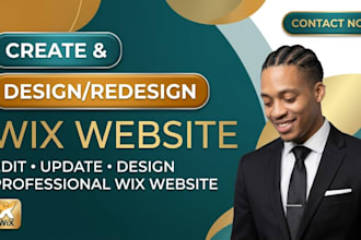 design wix website redesign wix landing page wix ecommerce website wix harmony