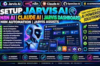 setup jarvis ai n8n ai claude ai jarvis dashboard n8n automation jarvis assists