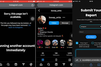 delete instagram,takedown ig banning bot,tiktok harassing content,autoremove bot