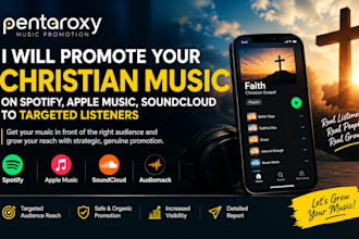 promote christian music on spotify apple soundcloud to targeted listeners