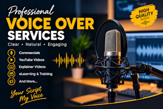 record a professional urdu voice over