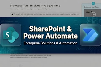 build custom sharepoint online intranet and power automate flows
