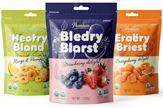 modern and professional packaging design