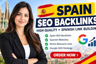 provide high quality spain SEO backlinks to boost your google ranking