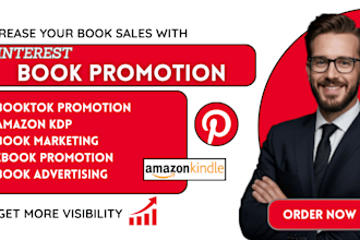 do pinterest ebook promotion, book advertising with pin seo marketing strategy