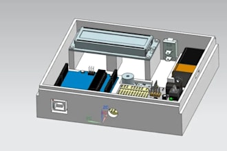 design pcb enclosure, electronic device case and iot housing in cad