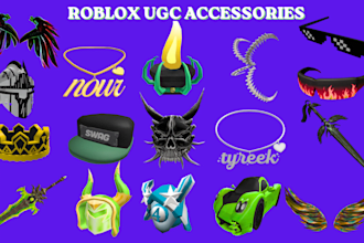 create custom roblox ugc accessories, hats, hair and avatar items