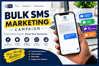 send bulk sms marketing campaign, text messages, sms blast and bulk sms