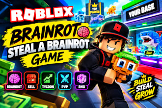 create roblox brainrot steal a brainrot game sell game simulator tycoon pvp rng