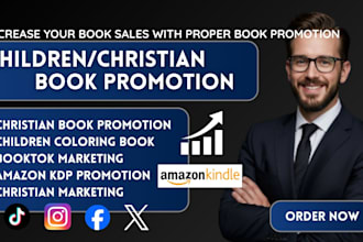 do christian book promotion, children coloring book, christian booktok marketing