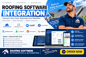 jobnimbus acculynx roofr hailtrace buildertrend leap sumoquote zapier automation