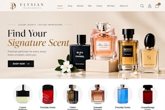design perfume shopify store perfume website cologne parfum oud fragrance store