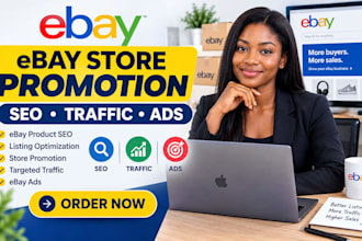 do ebay store promotion, ebay product SEO listing, ebay traffic, ebay ads