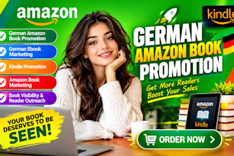 converting german amazon book promotion, german ebook marketing kindle promotion