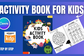 do kid activity book, maze book, maze coloring book, KDP coloring book worksheet
