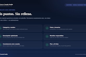 auditoría de tu google business profile más plan de acción
