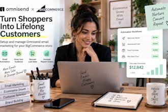 setup omnisend email marketing automation and flows for your bigcommerce store