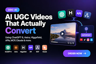 ugc ai chatgpt 6 astra higgsfield API mcp claude ai video autopost automation
