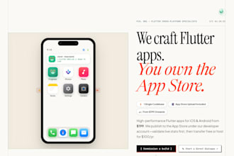 build a responsive full stack web application