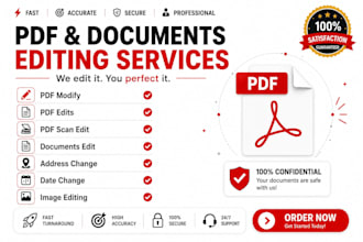 modify, correct and improve documents files