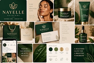 do luxury business logo design, brand identity guideline with full branding kit