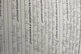 write any academic notes paragraphs and compositions