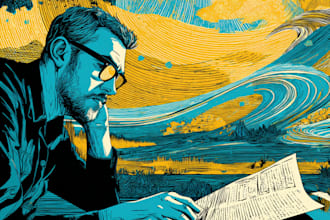create stunning linocut or woodcut style illustrations