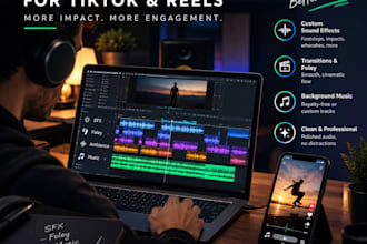 make soundesign for tiktok or reels