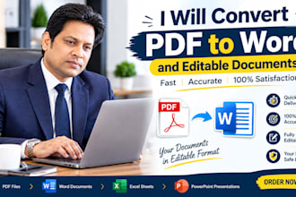 convert PDF to word and editable documents
