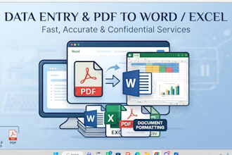 convert PDF to word and format documents