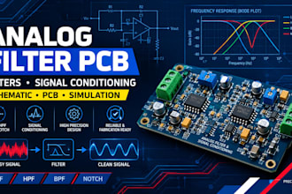 design analog filters and signal conditioning circuits