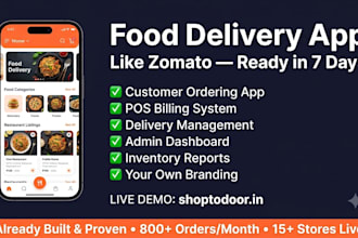 white label a complete food delivery and pos app like zomato and onlinedukan