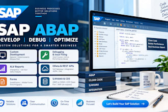 develop debug and optimize sap abap programs